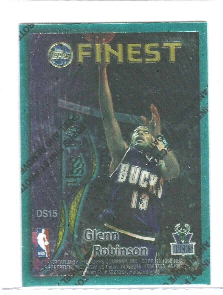 1995-96 Topps Finest Dish and Swish Eric Murdock Glenn Robinson #DS15
