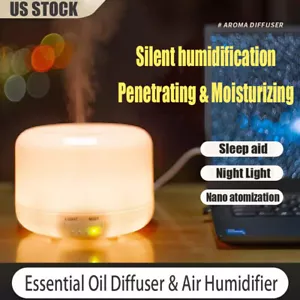 Mini Umidificatore Diffusore per Casa Auto Portatile Ultrasuoni Cool Nebulizzatore Diffusore - Foto 1 di 12