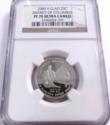 2009 S District of Columbia Proof Quarter NGC PF70 - Image 1 of 2