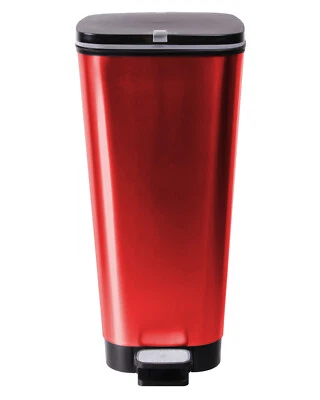 Mülleimer Treteimer Abfalleimer Chic L Mosaik 45 L Abfallsammler Ondis24 rot - Bild 1 von 2