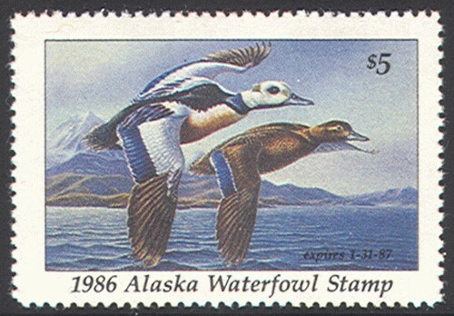 AK2 1986 ALASKA DUCK STAMP MNH   - Image 1 of 1