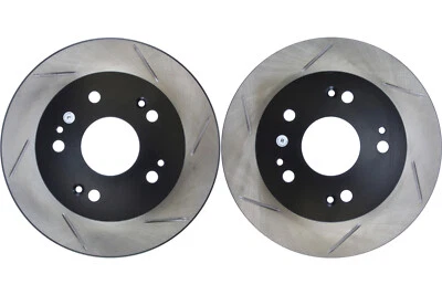 Par de rotores de freno de disco Stoptech trasero para Honda Prelude 1997-2001 (44358) Foto 1 de 4