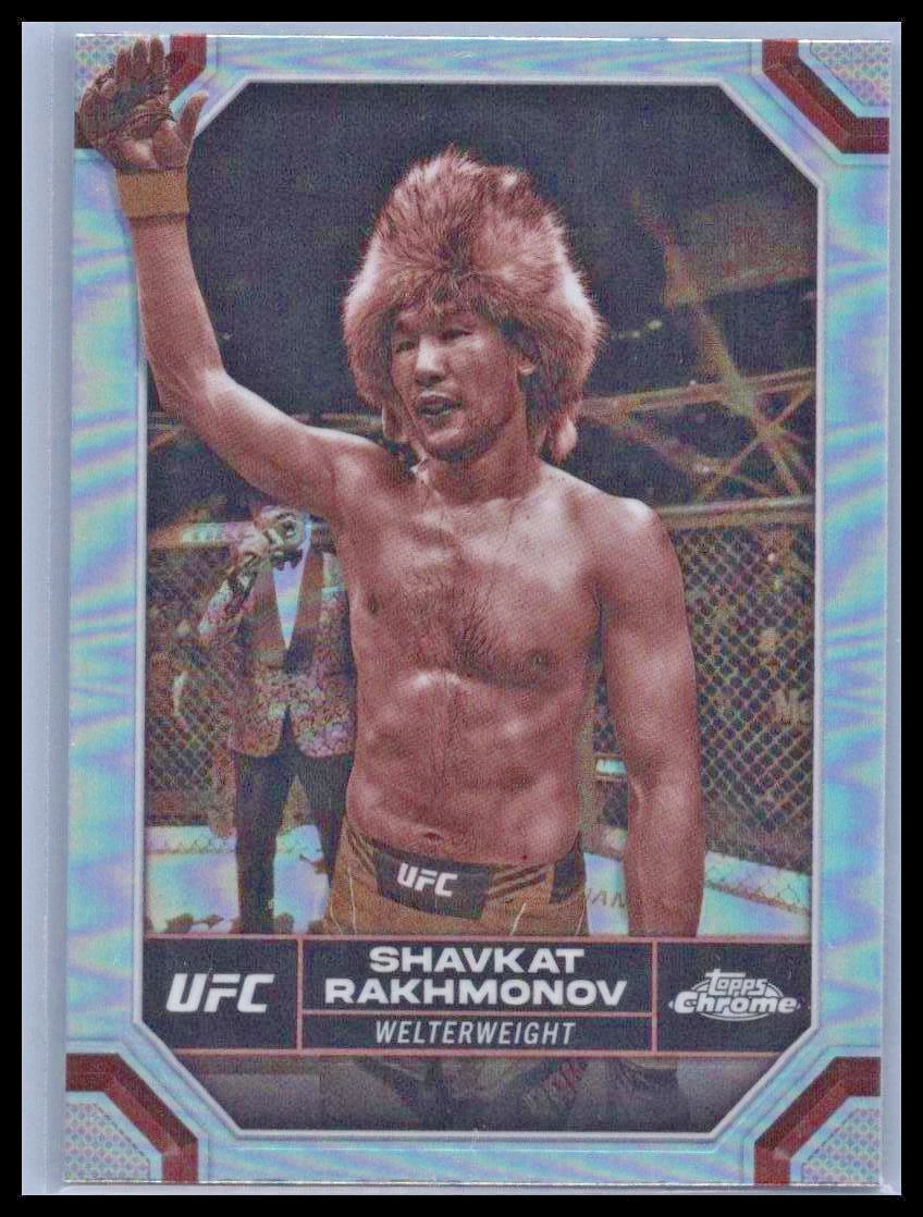 2024 Topps Chrome UFC #177 Shavkat Rakhmonov Sepia Refractor