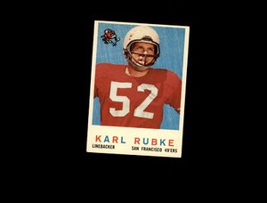 1959 Topps 112 Karl Rubke RC EX #D1,076253