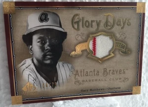 2005 SP GLORY DAYS "Gary Matthews" G-U-J card Pr: 54/75 - Picture 1 of 2