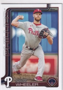 2025 Topps MLB Baseball Series 1 No. 218 Zack Wheeler Phillies - Bild 1 von 2