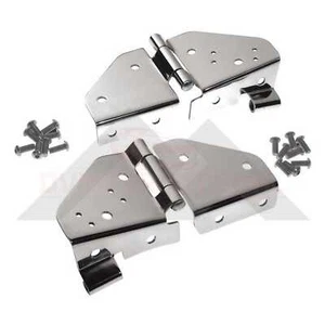 Cr Auto Windshield Hinges Front, Left & Right for Jeep Wrangler 1987-1995 - Bild 1 von 1