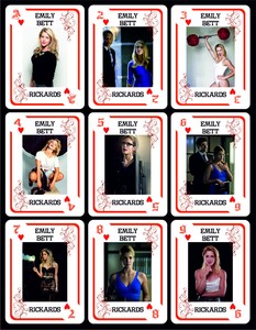 EMILY BETT RICKARDS 1 BOX WITH 54 POKER PLAYING CARDS - ARGENTINA!  NIB 