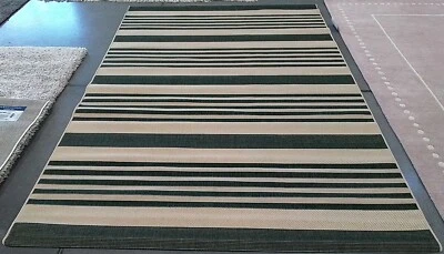 BEIGE / D GREEN 6'-7" x 9'-6" Flaw in Rug, Reduced Price 1172773445 CY6062-322-6 - Image 1 of 4