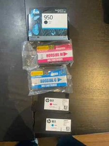 HP 951/950 Cyan Magenta Yellow Black Ink Cartridges - C2P01FN - Picture 1 of 1