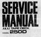 AKAI 250D Schematic Service Manual Repair Schaltplan Schematique