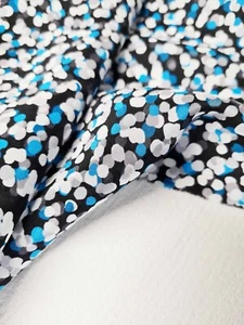 100% Silk Polka Dot Crepe Fabric - By Jonathan Saunders & Liberty - 2m - Picture 1 of 3