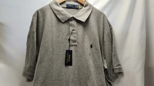 Polo Ralph Lauren Mesh Polo Shirt B&T XLT Canterbury Heather w/Navy Pony NWT - Picture 1 of 4