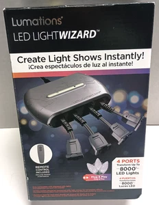 Lumations LED Light Wizard 4 Ports Plug & Play 10 Motion Effects w/Remote NIB - Picture 1 of 5