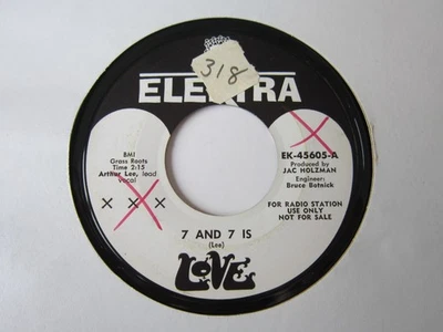 60s PSYCH ROCK Love 7 AND 7 IS No Fourteen ELEKTRA #45605 Promo EX ARTHUR LEE - Image 1 of 2