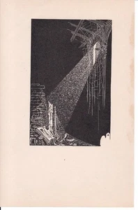 RARE Elliott Dold B&W Print-Plate / "Nocturne XIII "Spider in Web" c1923 - Picture 1 of 1