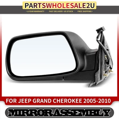 Espejo retrovisor eléctrico izquierdo del conductor con plegable manual para Jeep WK Grand Cherokee 2005-2010 Foto 1 de 4