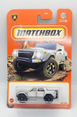2024 Matchbox 1989 Lamborghini LM002  Silver Lambo Off Road SUV Urus New Mattel  - Image 1 of 4