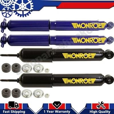 Amortecedores dianteiros traseiros Monroe compatíveis com 2004 2005 2006 2007 Chevrolet Colorado - Imagem 1 de 4