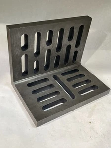 ECLIPSE Machinist's Slotted Angle Plate, Cast Iron, 12"×9" × 8" ENGLAND (25MY45) - Picture 1 of 4