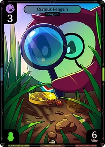 Vibes TCG  FOIL  Curious Penguin  - Enter the Huddle Card # 071 - Picture 1 of 1