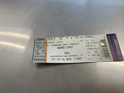 Boleto George Strait 2010 - concierto completo Texas 10' Foto 1 de 2