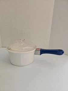Nouveau Princess House Cookware France 2 Qt Sauce Pan Lid Detachable Blue Handle - Picture 1 of 5