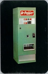 Vintage Dr. Pepper Advertising Postcard CHOICE-VEND Vending Machine Model CV-72D - Picture 1 of 2