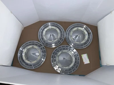 1955 Chevy Chevrolet Set Of Four Hubcap Wheel Covers 150 210 Bel Air Impala - Image 1 of 4