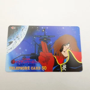 Japanese Telephone Card Captain Harlock Not Used Leiji Matsumoto - Picture 1 of 6