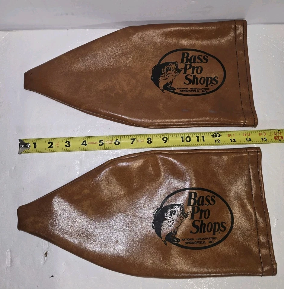 conjunto de 2 capas de vinil para molinetes de pesca Bass Pro Shops, com fecho de gancho e laço (#2) - Imagem 1 de 4