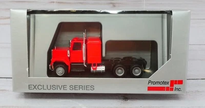Herpa Promotex 25235, GMC Semi Truck Tractor, Undecorated Red, HO Scale - Image 1 of 2
