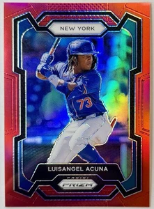 2024 Panini Prizm Luisangel Acuna Red Prizm /299 New York Mets #24 - Bild 1 von 3