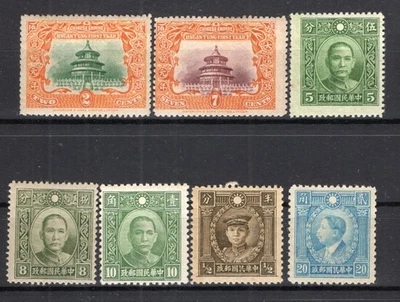 CHINA / 1909 - 1940 SMALL MINT MH SELECTION - Image 1 of 2
