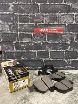 CAR QUEST PREMIUM GOLD GMKD681 BRAKE PADS KIT SEMI-METALLIC FULL KIT- Brand New - Image 1 of 4