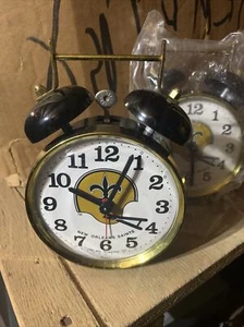New Vintage New Orleans Saints Alarm Clock Bradley 1986 Official License NFL - Picture 1 of 2