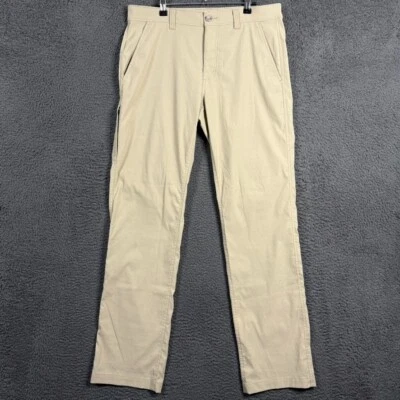 Eddie Bauer Pants Mens 33x34 Beige Travex Straight Fit Stretch Outdoor Hiking - Image 1 of 4