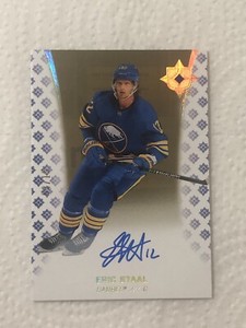 2020-21 Upper Deck Ultimate Collection Gold Auto /15 Eric Staal #18 Auto