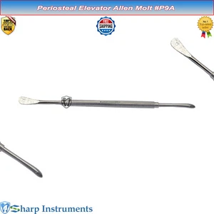 Allen Molt P9A Periosteal Dental Implant Elevator Surgical Tooth Extraction Tool - Bild 1 von 2