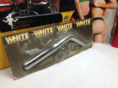 🔥White Brothers Replacement Heatshield Front Long Chrome LoBro EX🔥 - Image 1 of 4