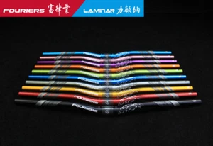 FOURIERS Al MTB Bike Handlebar 31.8mm Bore W:780mm Back 9° Up 5° Rise 25mm 011 - Picture 1 of 7