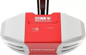 CRAFTSMAN 1/2 HP Smart Garage Door Opener-myQ Smartphone Controlled -Chain Drive - Picture 1 of 6