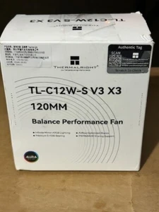 (NOWOŚĆ W PUDEŁKU) Thermalright TL-C12W-S V3 X3 120mm - Zdjęcie 1 z 7