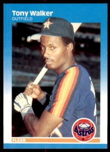 1987 Fleer Tony Walker Rookie Houston Astros #71 - Picture 1 of 2