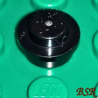 BB26) 30 Stück schwarze 1/3 Steine Rund Platten 1x1 Plättchen 4073 & NEU ! - Bild 1 von 2