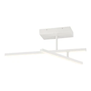 Access Lighting Duo 1 Lt 26" LED Semi-Flush, Matte White - 63077LEDD-MWH-ACR - Picture 1 of 1