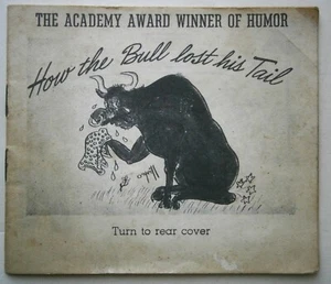 "How the Bull Lost His Tail" Vintage Risque Adult Humor Booklet illus. by O'Neil - Picture 1 of 5