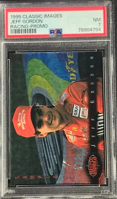 1995 Classic Images JEFF GORDON RACING - PROMO PSA 7 NM ~1 of 1 -NO other graded - Image 1 of 2