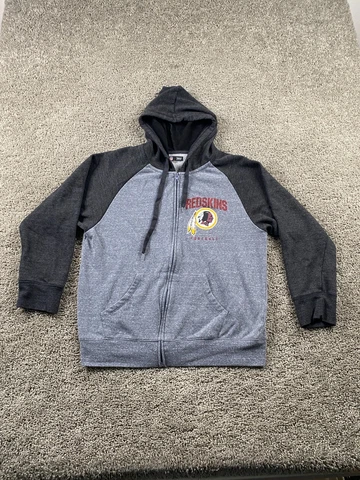 Washington Redskins Sweatshirt Mens Extra Large Gray NFL Football Hoodie Cover