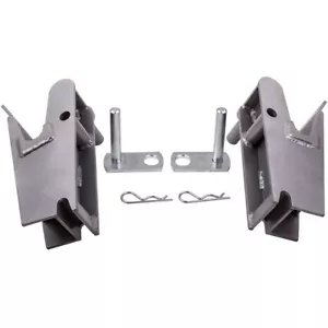 2x Snow Plow Mounting Pocket Receiver Pocket Replacement for 67858 67859 4249 - Foto 1 di 11